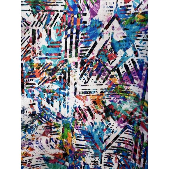 NWT Robert Graham Arnold Abstract Print Print Long Sleeve Shirt Size L $198 - Picture 7 of 10